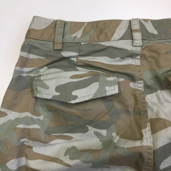 RAILS Light Sage Camo ADLER Button Fly Utility Ankle/Cropped Jeans Pant - Picture 10 of 13